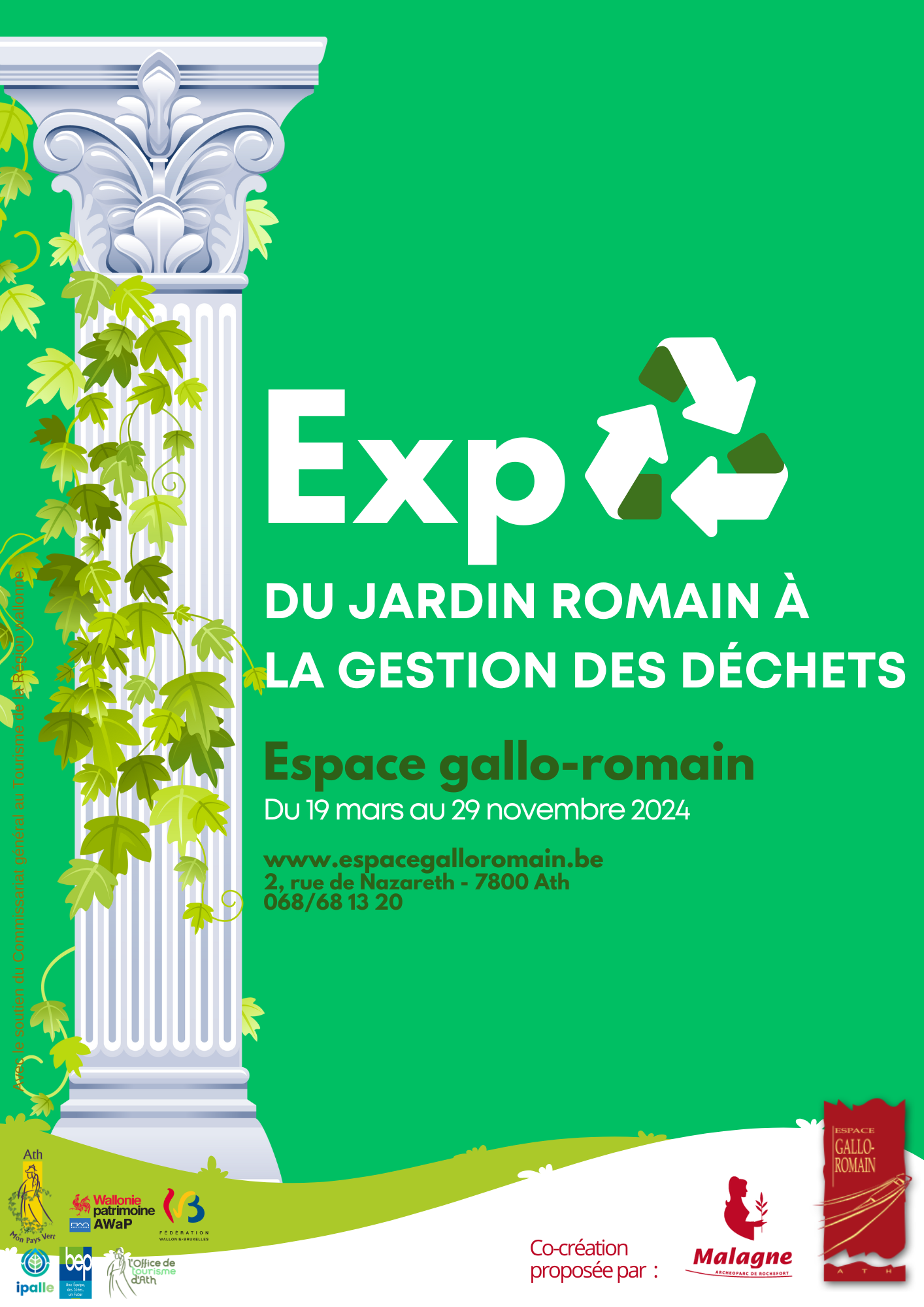 Affiche, Expo JardinDéchets Expo prolongation